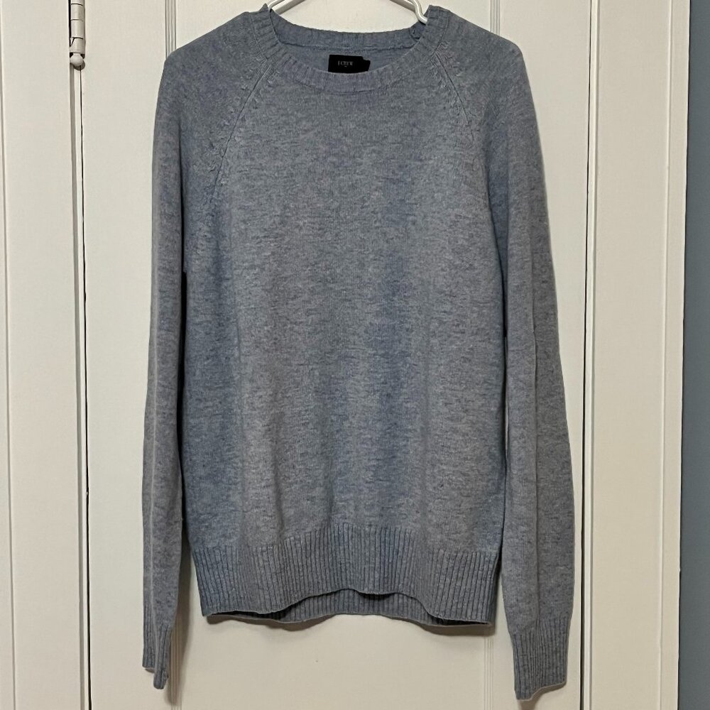 J. Crew Factory Light Gray Crewneck Sweater